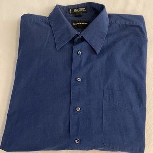 Men’s XL  Navy Blue Conte do Milano long sleeve shirt
